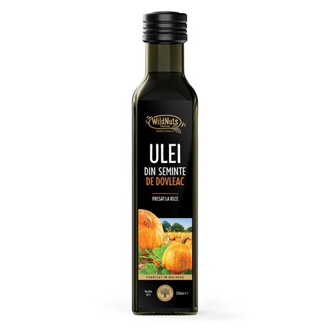 Ulei din semințe de dovleac, presat la rece, 250ml 4841586004718 foto