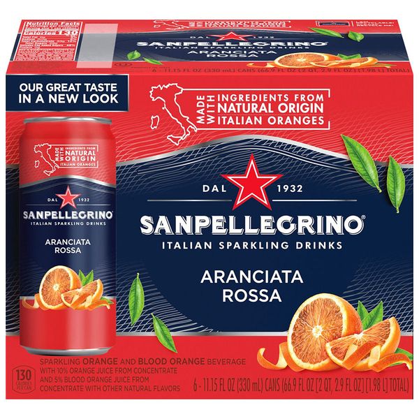 San Pellegrino Aranciata Rossa, газированный напиток, 330 мл 8002270506802 фото