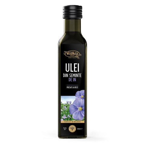 Ulei de in, presat la rece, 250ml 4841586004701 foto