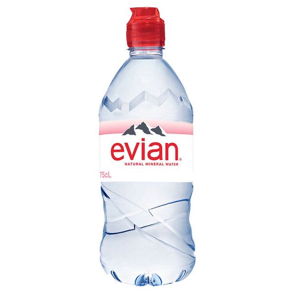 Evian (sport cup) apa minerala de izvor necarbogazeificată (plată), 750 ml 3068320124438 foto