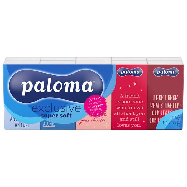 Paloma Exclusive Friends, batiste 4 straturi (10buc) 3838952014076 foto