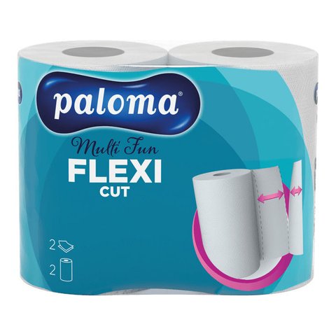 Paloma Multi Fun Flexi Cut, prosoape de hârtie 2 straturi (2role) 3838952014656 foto