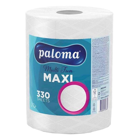 Prosoape de hârtie Paloma Multi Fun MAXI, 2 straturi (1x330) 3838952026895 foto