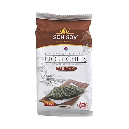 Chipsuri NORI din varza de mare SEN SOY Teriyaki 4.5 g
