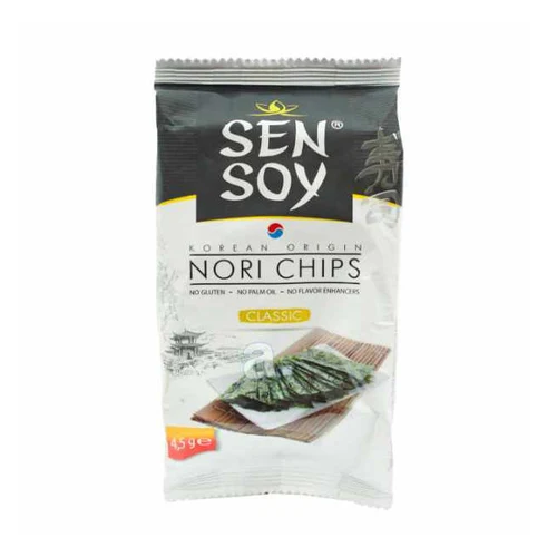 Чипсы NORI из морской капусты Sen Soy Classic (Классик) 4.5 г