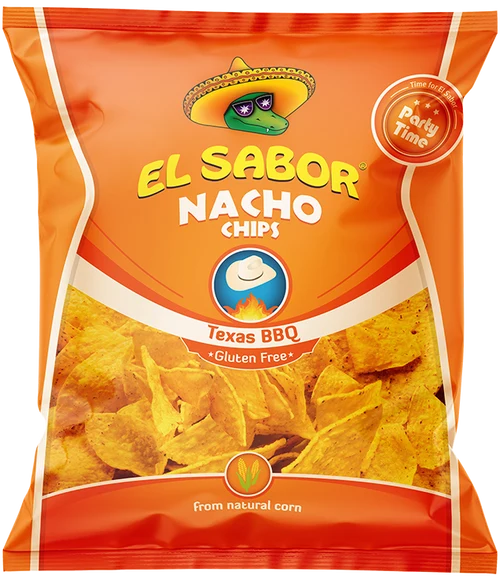 Chipsuri de porumb EL SABOR BBQ 225 g