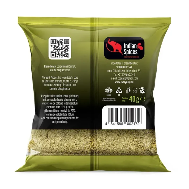 Cardamon măcinat, 40g 2