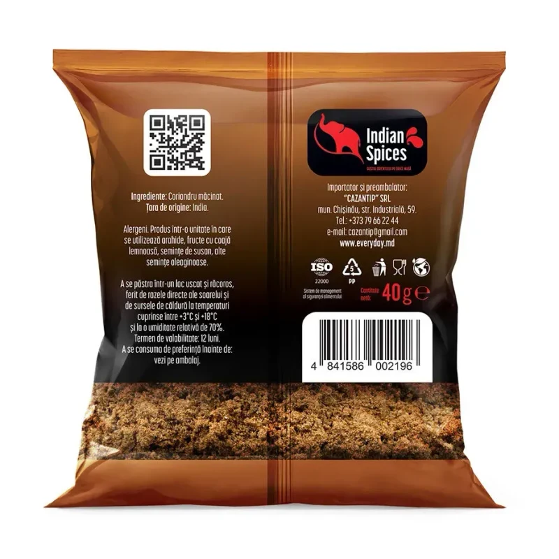 Coriandru măcinat, 40g 2