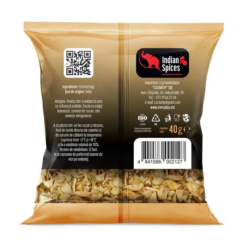 Usturoi fulgi, 40g 2