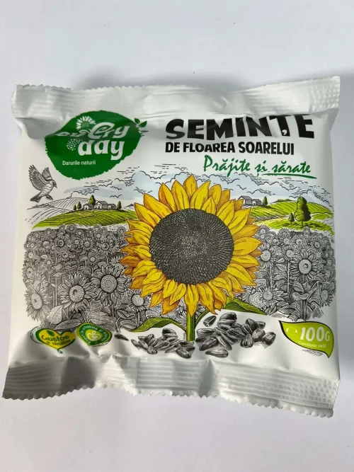 Seminte de floare soarelui, prajit, sarat "Everyday" 100g
