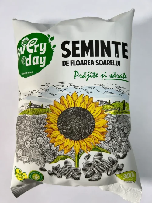 Seminte de floare soarelui, prajit, sarat "Everyday" 300g