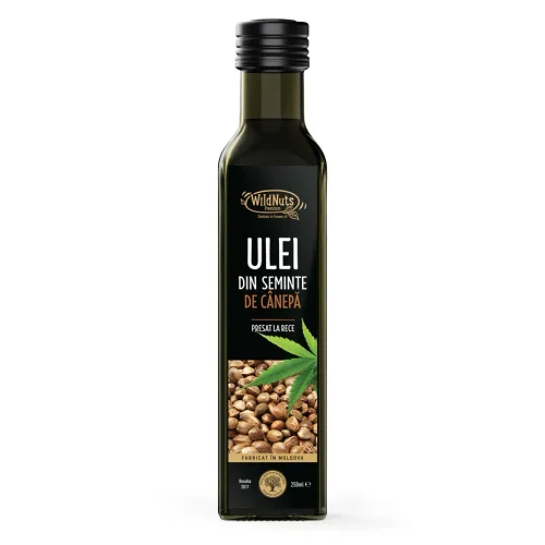 Ulei din semințe de cânepa, presat la rece, 250ml