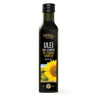 Ulei din semințe de floarea soarelui, presat la rece, 250ml