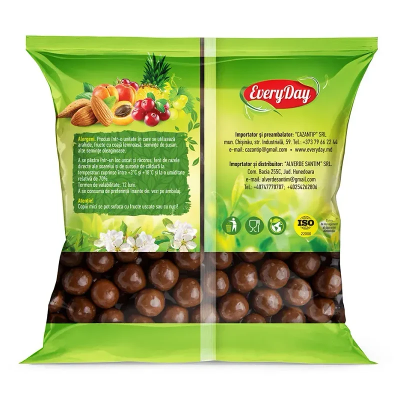 Alune de pădure în ciocolată cu lapte, 80g 2