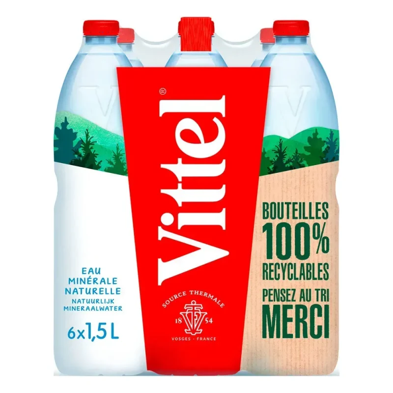 Vittel натуральная минеральная вода, 1.5л 2