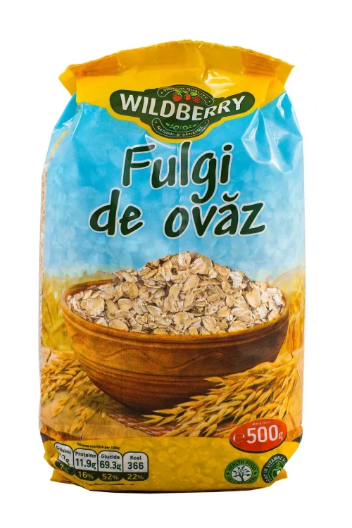 Fulgi de ovaz "WildBerry" 500g
