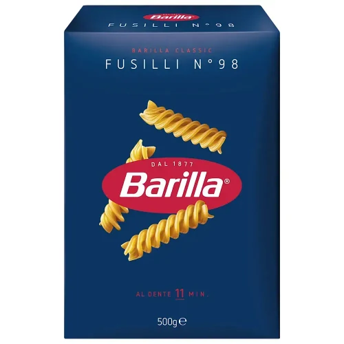Paste fainoase Barilla Fusilli N°98, 500g