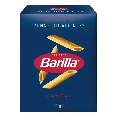 Paste fainoase Barilla Penne Rigate N°73, 500g