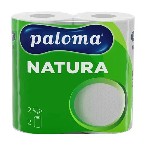 Paloma Natura, prosoape de hârtie 2 straturi (2role)